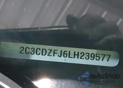 2020 Dodge Challenger R/T Scat Pack из США, поврежденный, VIN 2C3CDZFJ6LH239577